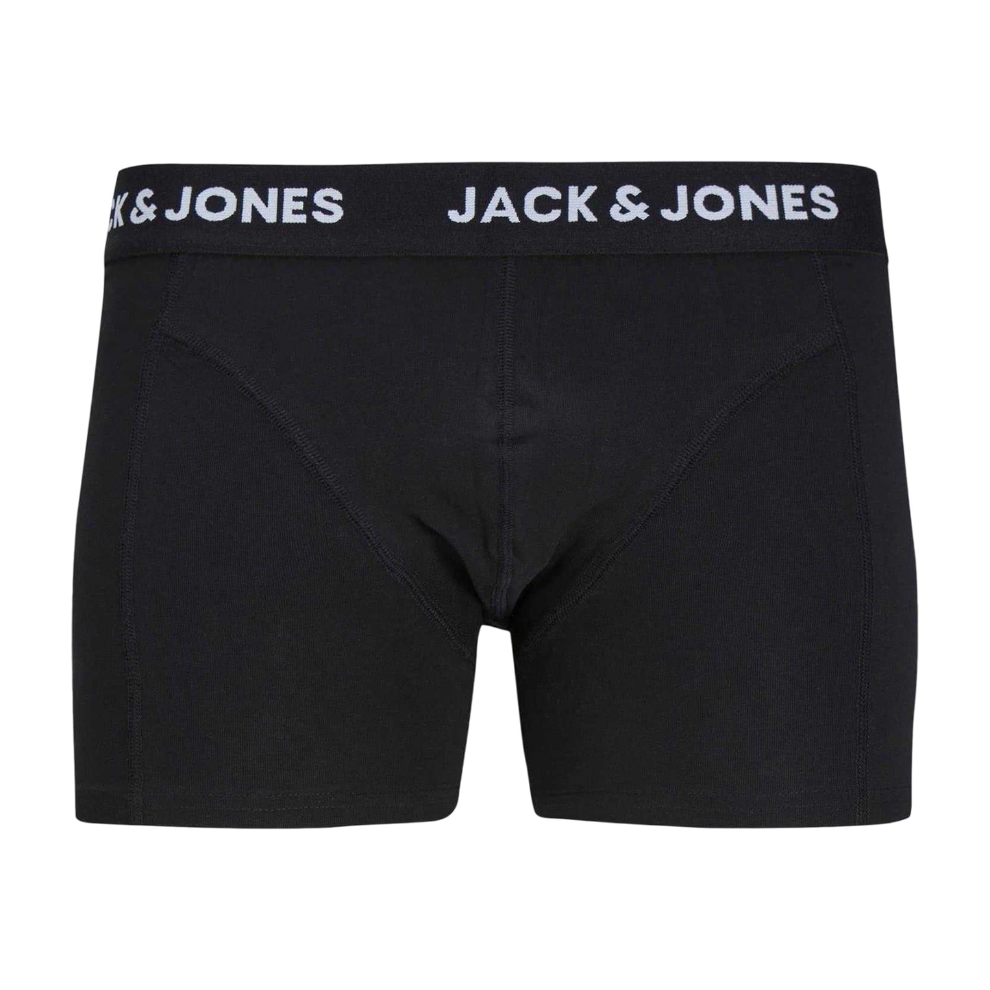 Black - Back - Jack And Jones Mens Anthony Boxer Shorts (Pack of 3)