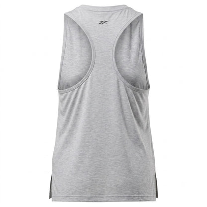 Grey - Back - Reebok Womens-Ladies Fitness Slim Tank Top