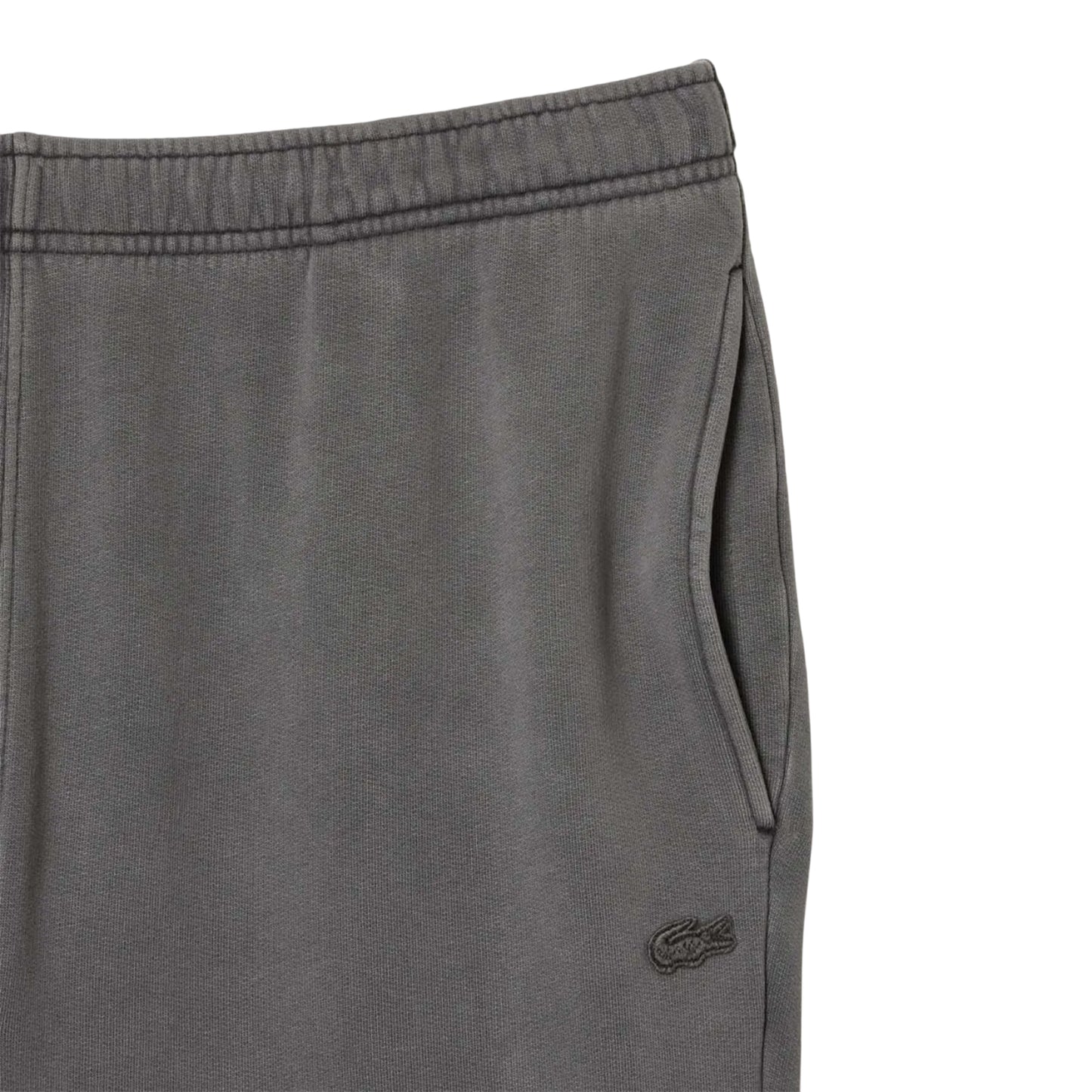 Grey - Back - Lacoste Unisex Adult Cotton Fleece Jogging Bottoms