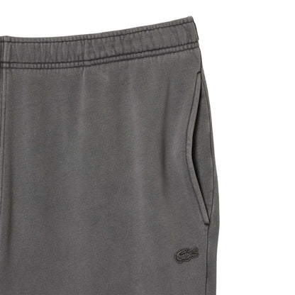 Grey - Back - Lacoste Unisex Adult Cotton Fleece Jogging Bottoms