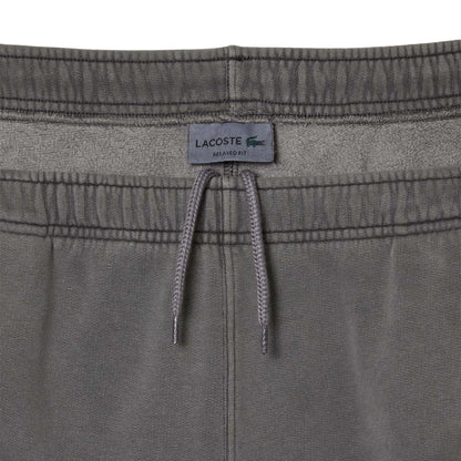 Grey - Side - Lacoste Unisex Adult Cotton Fleece Jogging Bottoms