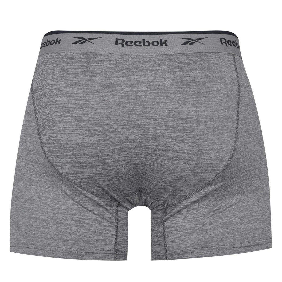 Black-White-Grey - Back - Reebok Mens Logo Boxer Shorts (Pack of 3)