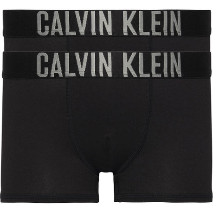 Black - Front - Calvin Klein Mens Boxer Shorts (Pack of 2)