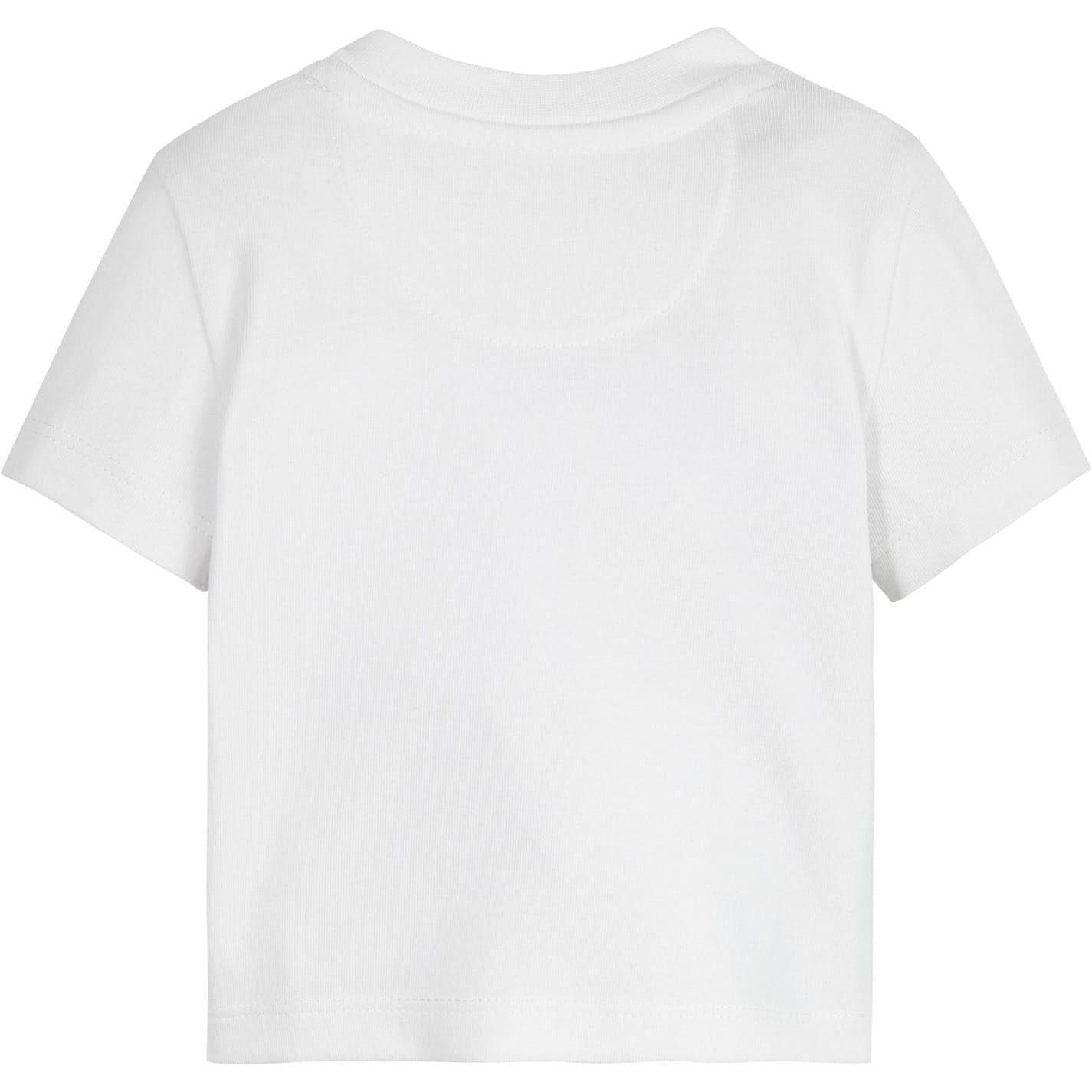 White - Back - Calvin Klein Baby Monogram Regular T-Shirt