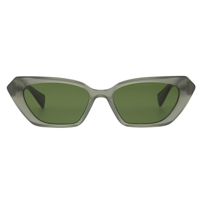 Grey-Khaki - Front - AllSaints Womens-Ladies Cat Eye Sunglasses