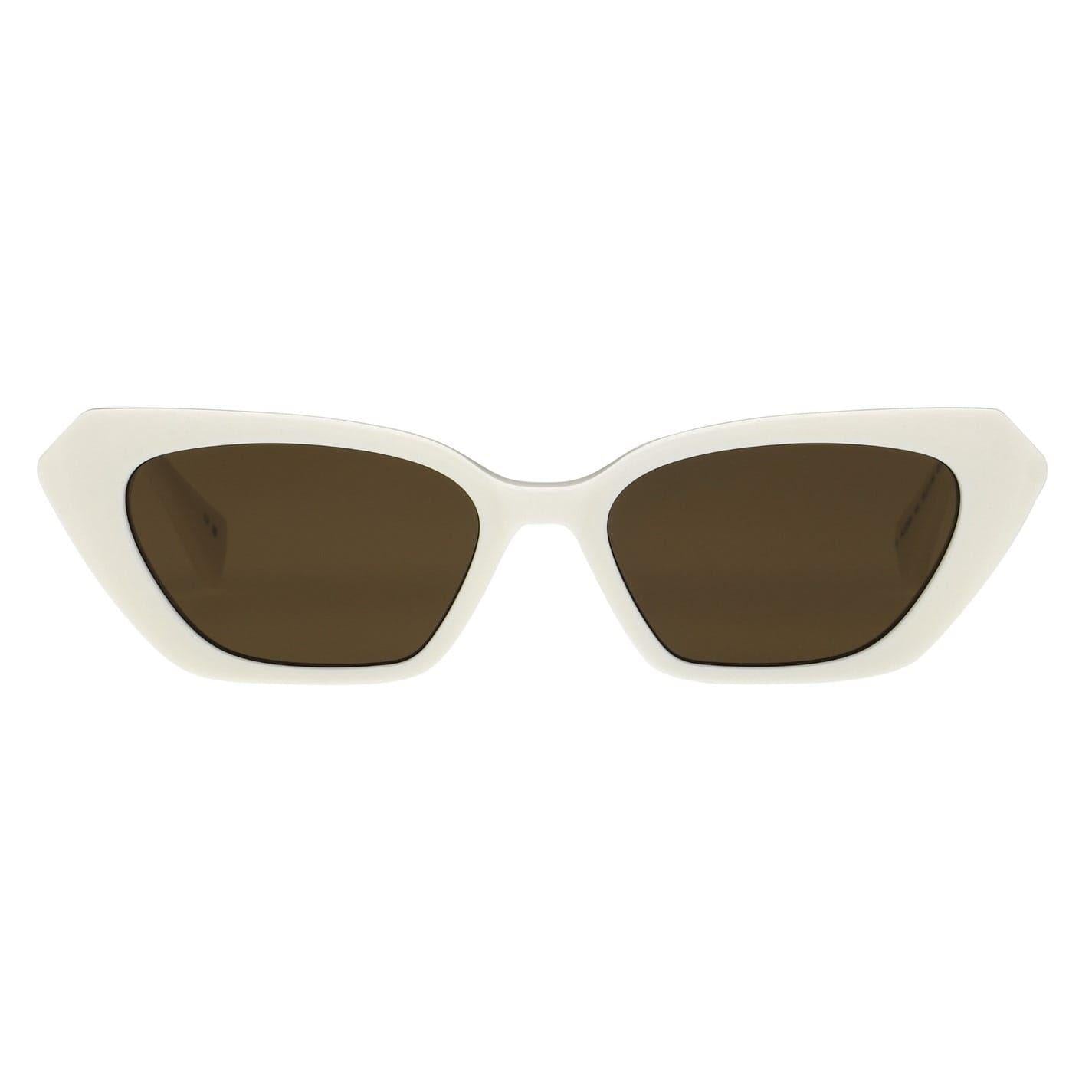 Cream - Front - AllSaints Womens-Ladies Cat Eye Sunglasses