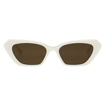 Cream - Front - AllSaints Womens-Ladies Cat Eye Sunglasses