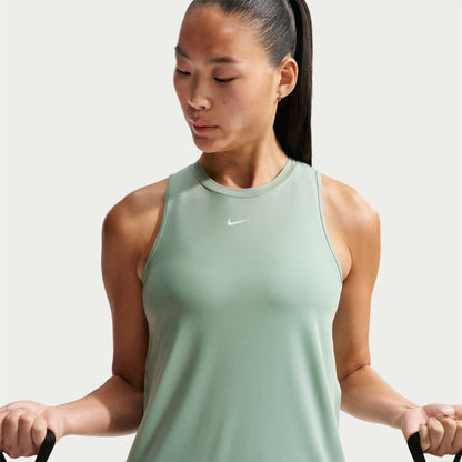 Green - Front - Nike Womens-Ladies Dri-FIT Tank Top