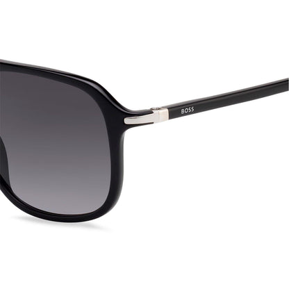 Black - Side - Boss Mens Classic Pilot Sunglasses