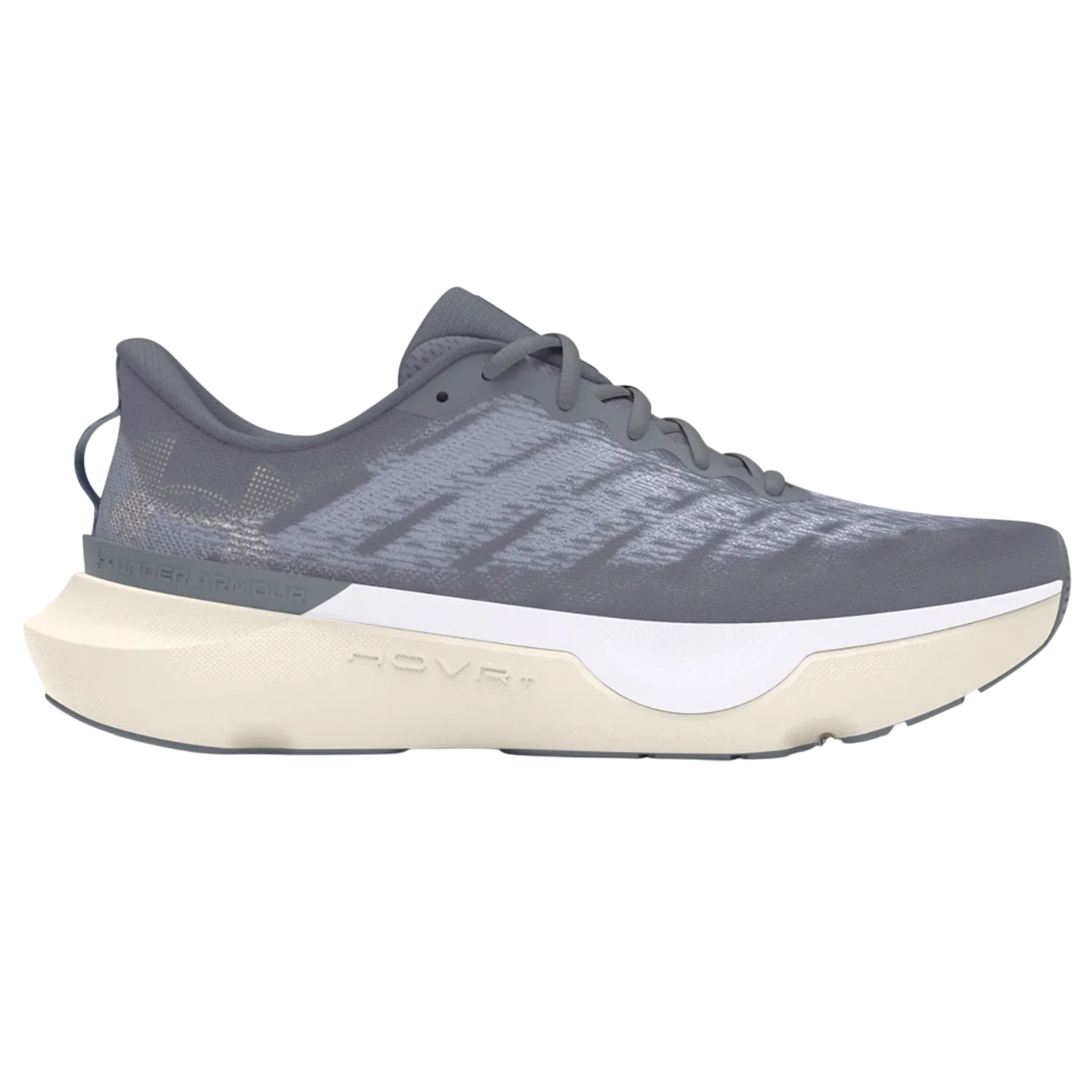 Grey - Back - Under Armour Mens Infinite Pro Breeze Running Trainers