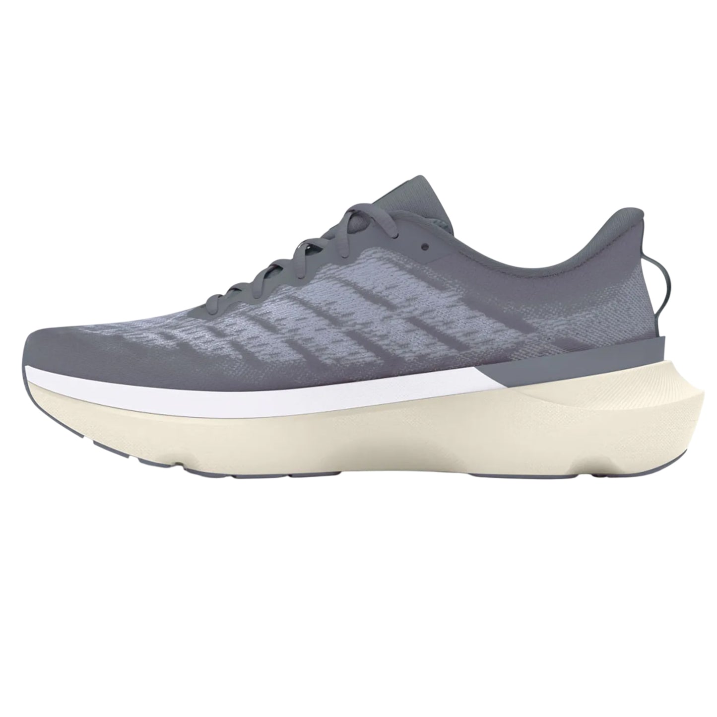 Grey - Side - Under Armour Mens Infinite Pro Breeze Running Trainers