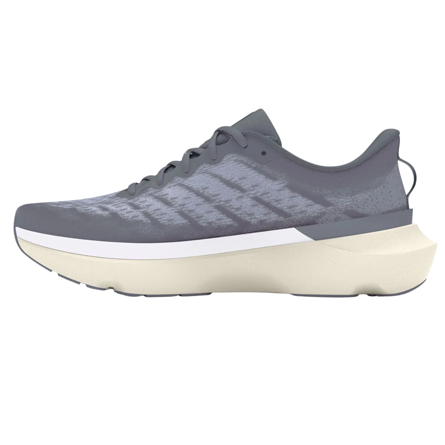 Grey - Side - Under Armour Mens Infinite Pro Breeze Running Trainers