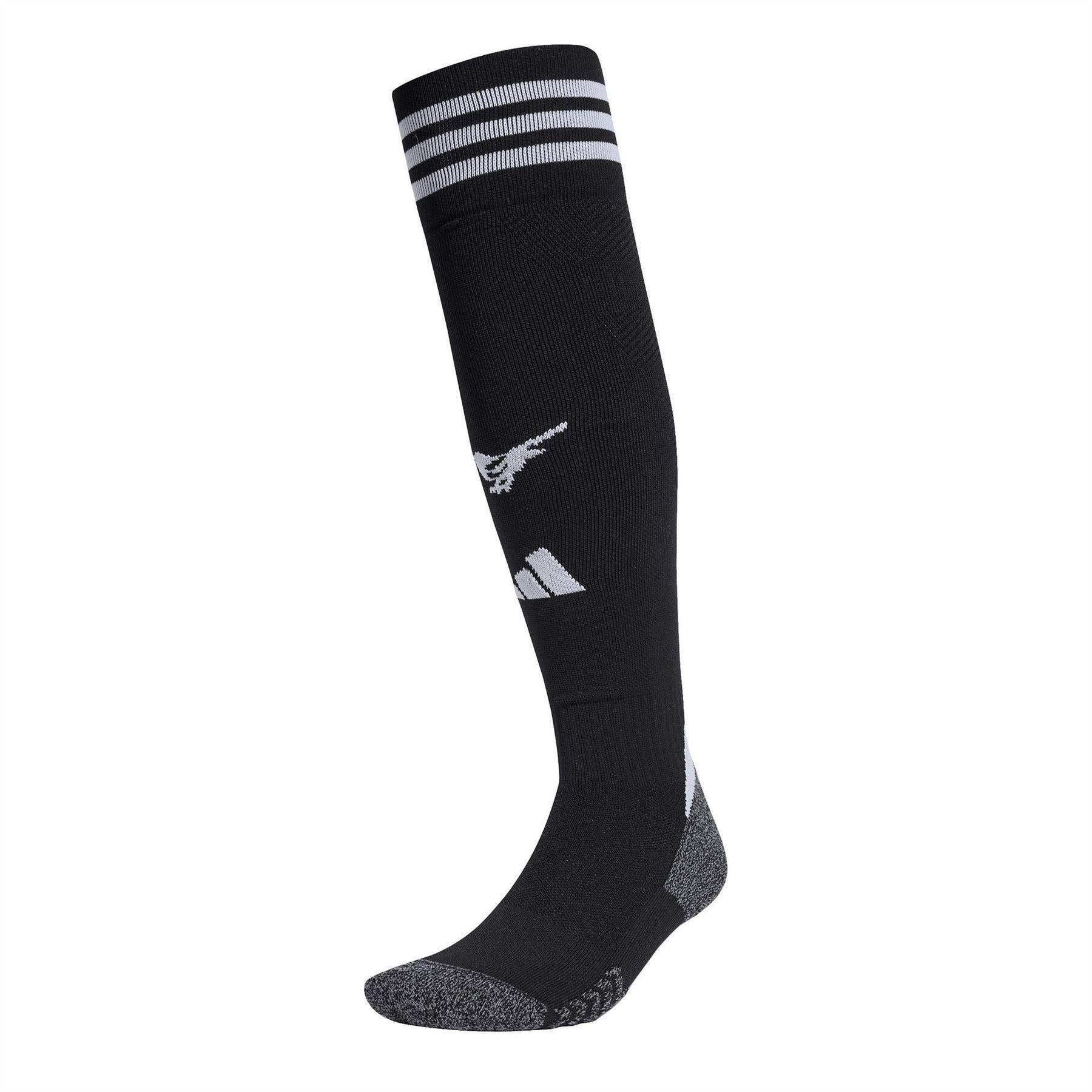 Black-White - Front - Adidas Unisex Adult 2025-2026 Newcastle United FC Home Socks