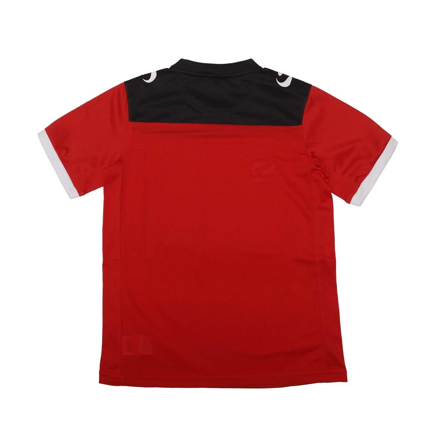 Red-Black - Back - Sondico Childrens-Kids Colour Block T-Shirt