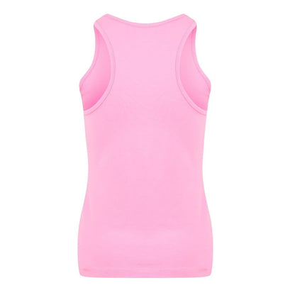 Pink Lilac - Back - Puma Womens-Ladies Crew Neck Sleeveless Tank Top