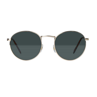 Gold - Front - Firetrap Unisex Adult Round Casual Sunglasses