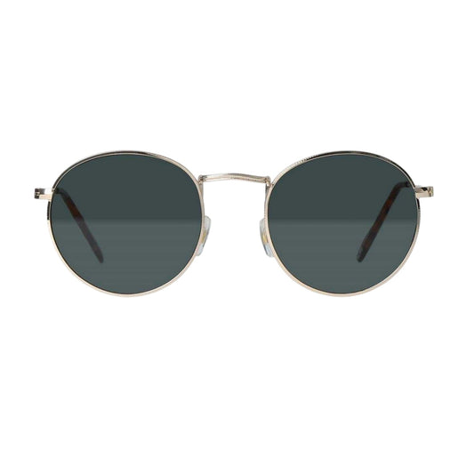 Gold - Front - Firetrap Unisex Adult Round Casual Sunglasses