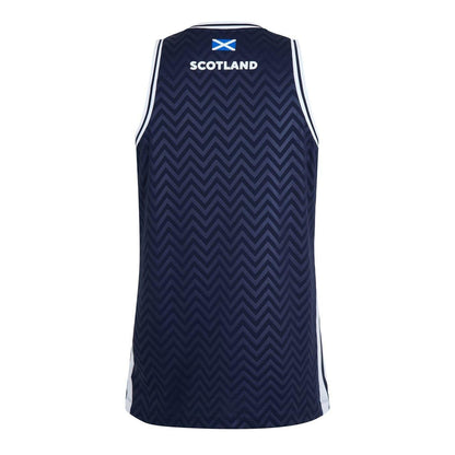 Navy - Back - Scotland RU Unisex Adult Vest Top
