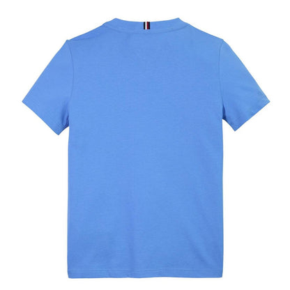 Blue - Back - Tommy Hilfiger Childrens-Kids Mini Logo Regular T-Shirt