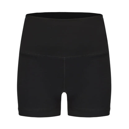 Black - Back - Slazenger Womens-Ladies Snug Fit Yoga Shorts (Pack of 2)