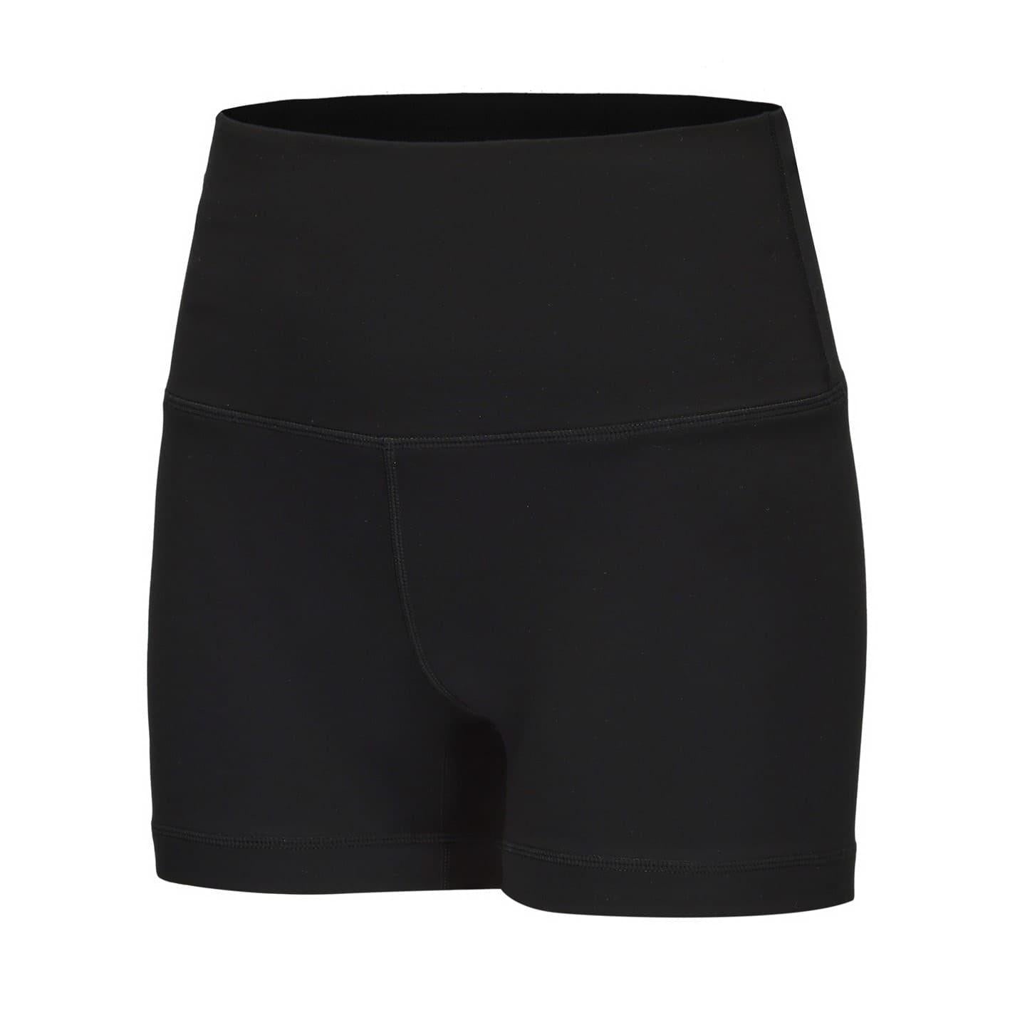 Black - Lifestyle - Slazenger Womens-Ladies Snug Fit Yoga Shorts (Pack of 2)