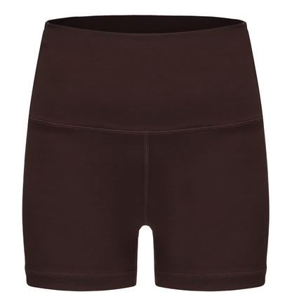 Chocolate-Black - Back - Slazenger Womens-Ladies Snug Fit Yoga Shorts (Pack of 2)