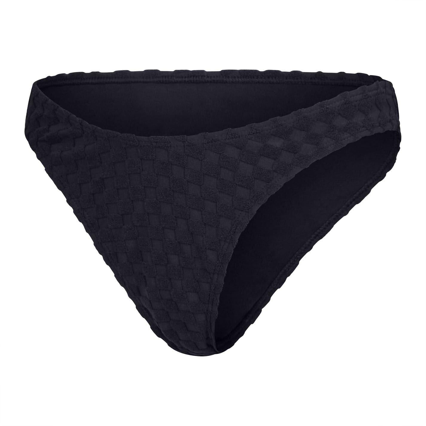 Grey - Front - Speedo Womens-Ladies Terrycloth Bikini Bottoms