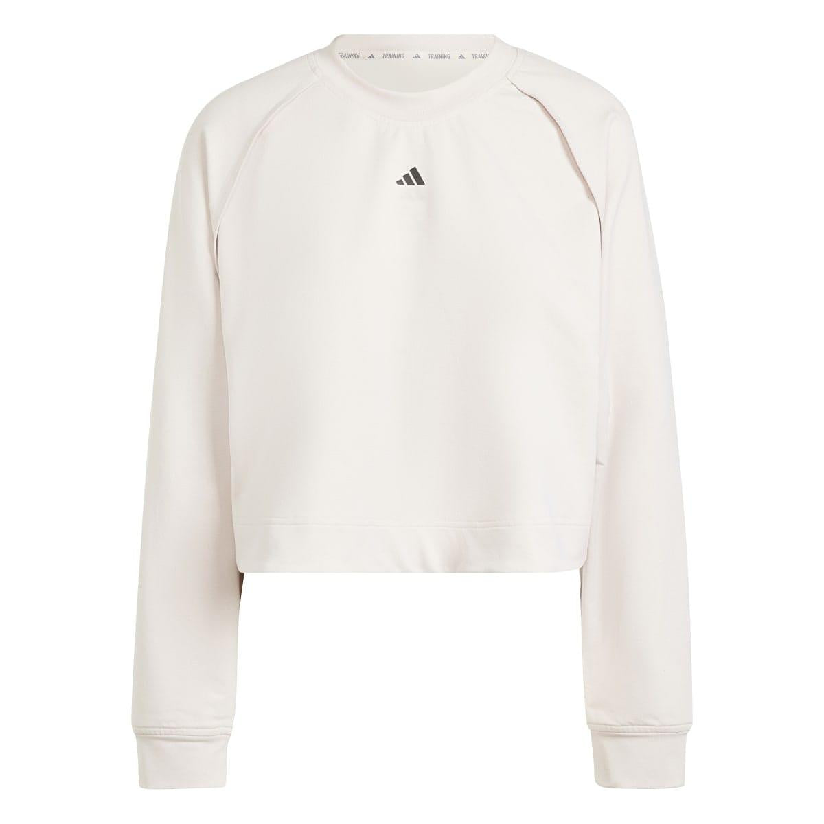 Pink - Front - Adidas Womens-Ladies Power Hidden Racerback Pullover