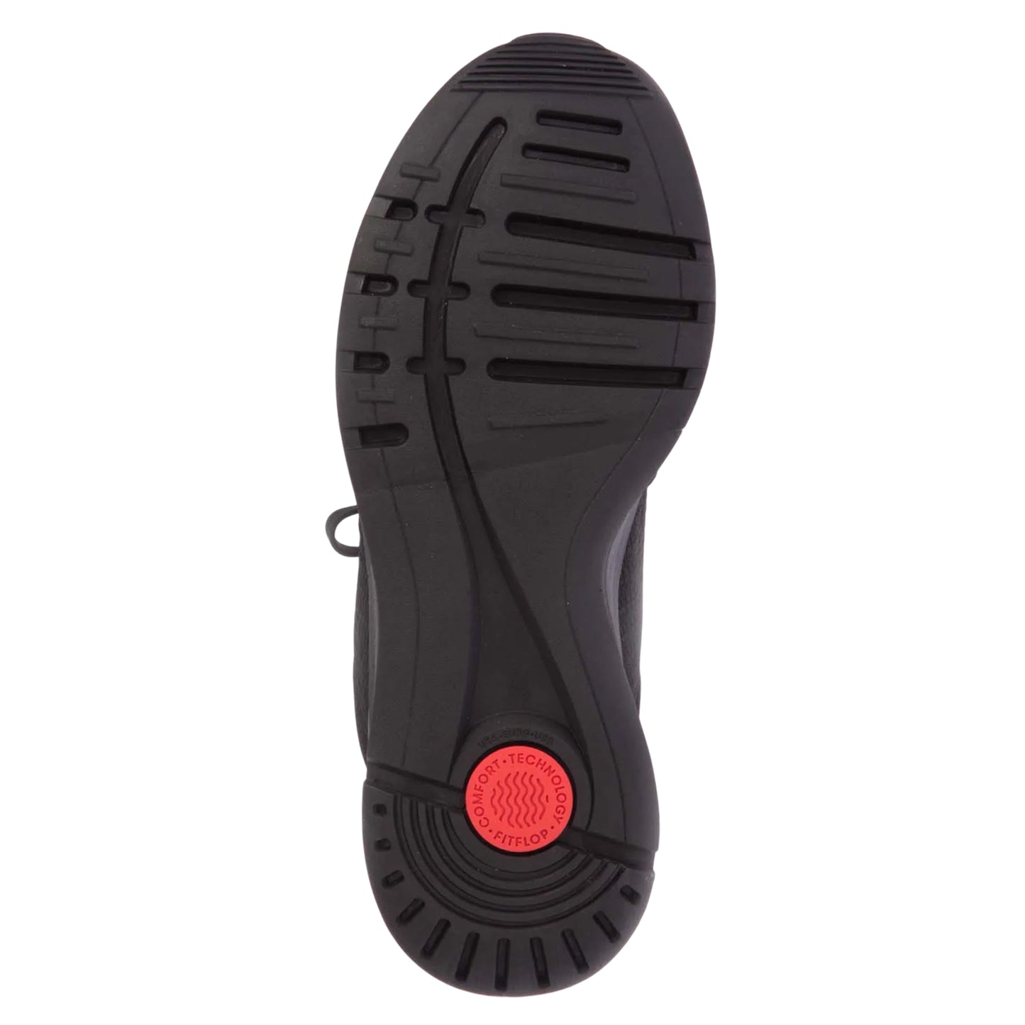 Black - Pack Shot - Fit Flop Womens-Ladies Vitamin FFX Knitted Trainers