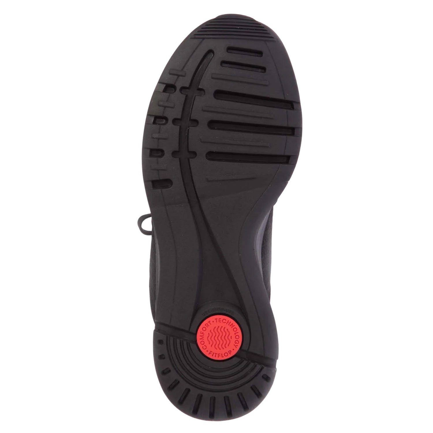 Black - Pack Shot - Fit Flop Womens-Ladies Vitamin FFX Knitted Trainers