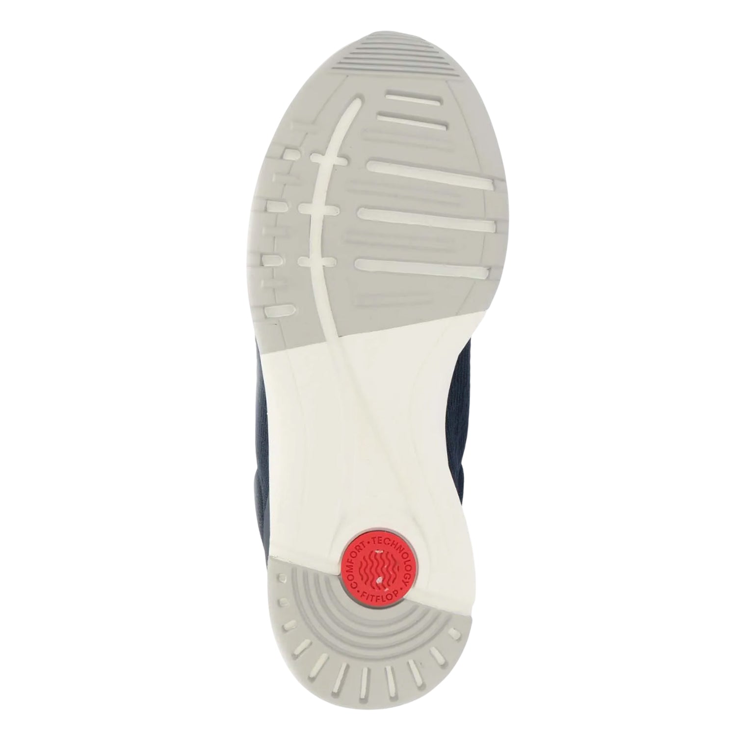 Navy - Pack Shot - Fit Flop Womens-Ladies Vitamin FFX Knitted Trainers
