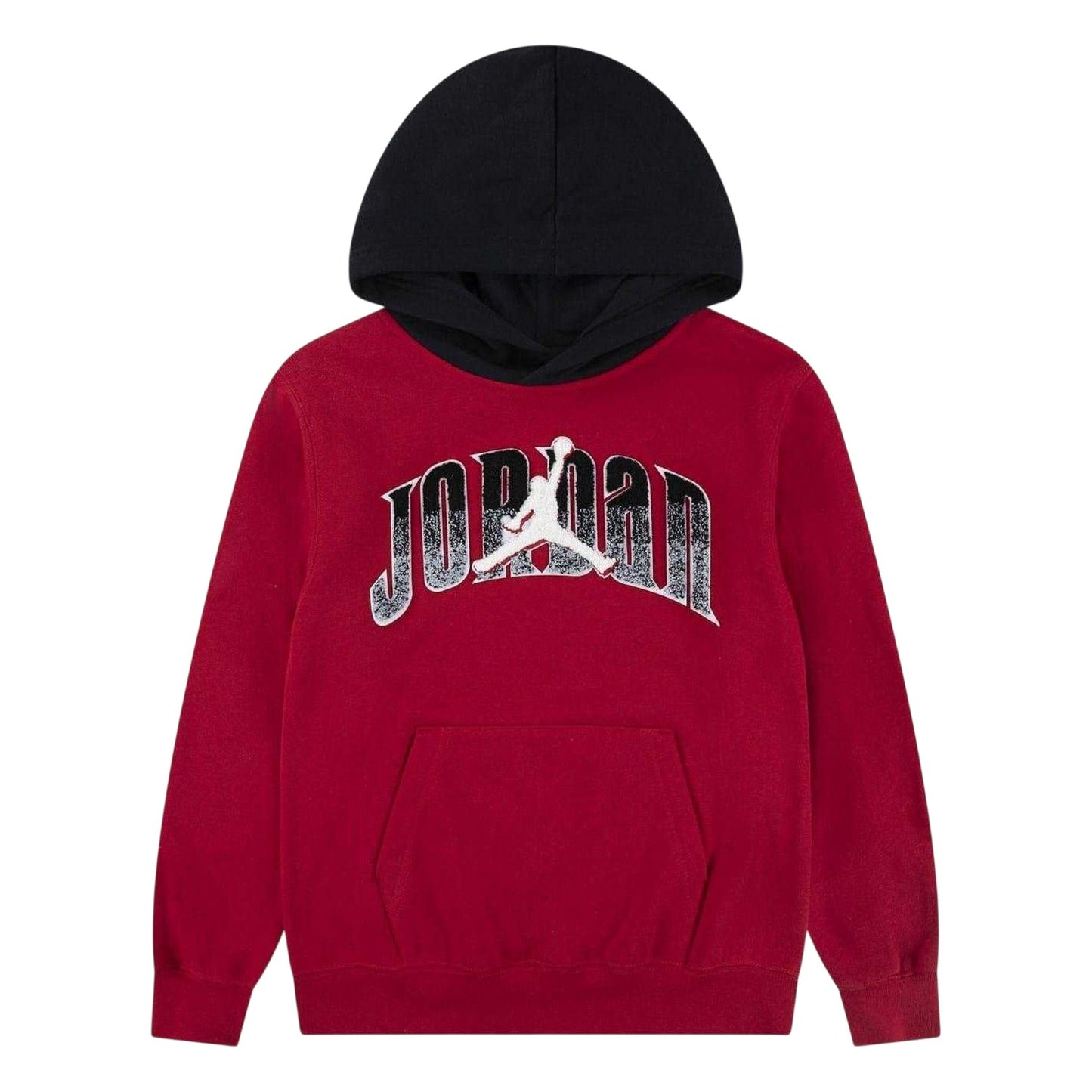 Red - Front - Nike Childrens-Kids Air Jordan Fleece Pullover Hoodie