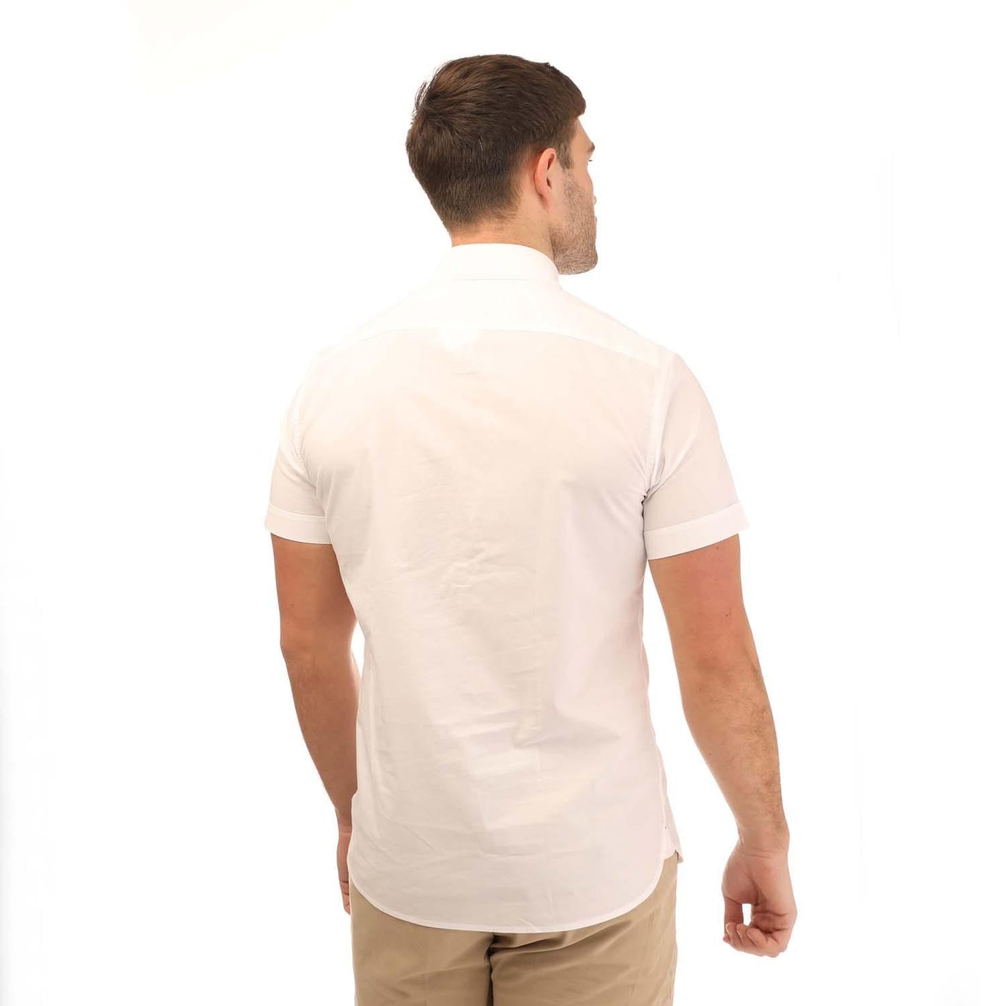 White - Back - Timberland Unisex Adult Eastham River Poplin Stretch Shirt