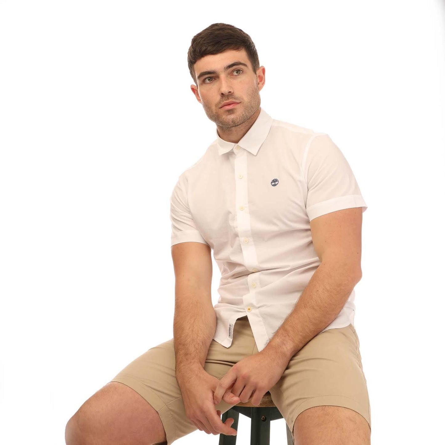 White - Lifestyle - Timberland Unisex Adult Eastham River Poplin Stretch Shirt