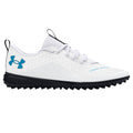 White - Back - Under Armour Childrens-Kids Shadow 2.0 Turf Football Trainers
