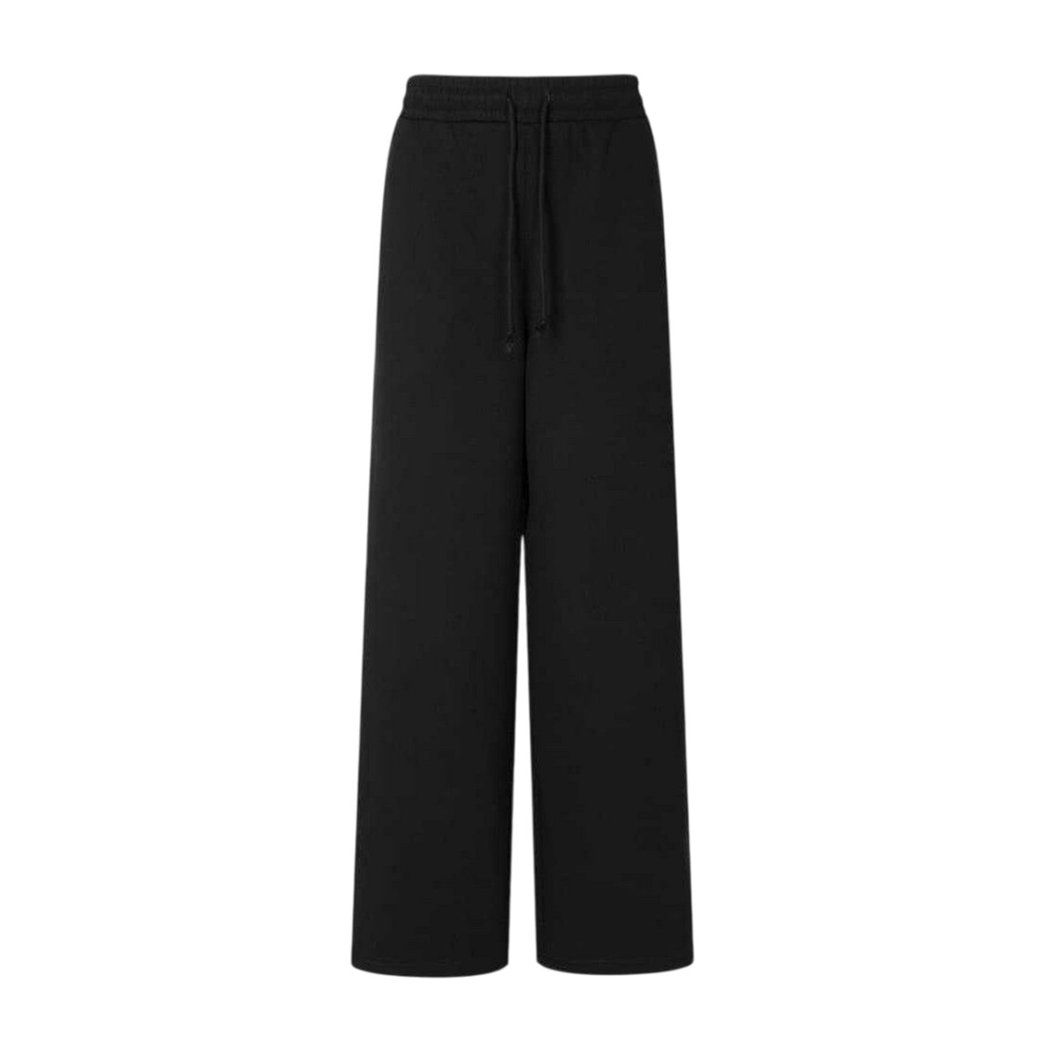 Black - Front - Slazenger Womens-Ladies Polyester Blend Wide Leg Sweatpants