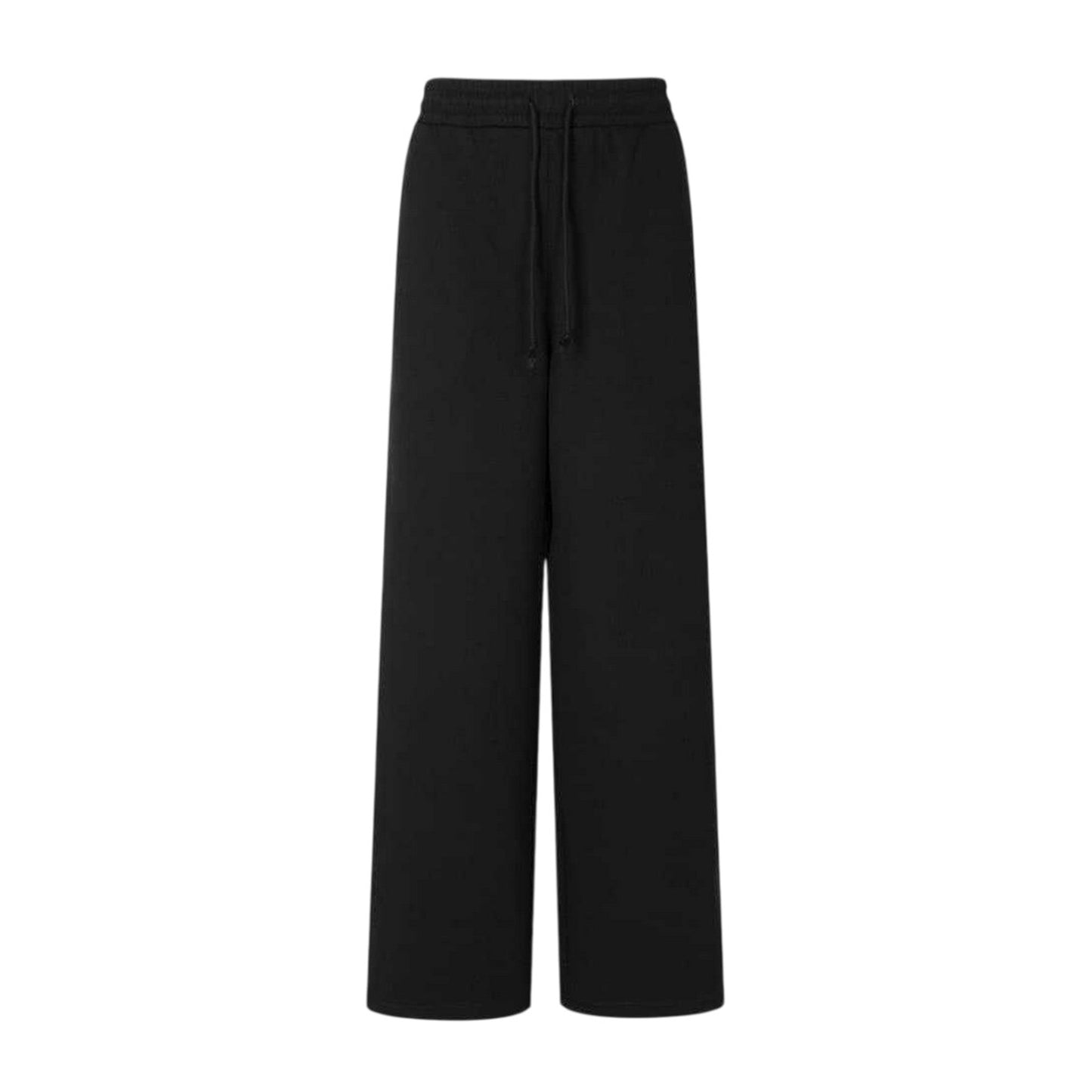 Black - Front - Slazenger Womens-Ladies Polyester Blend Wide Leg Sweatpants