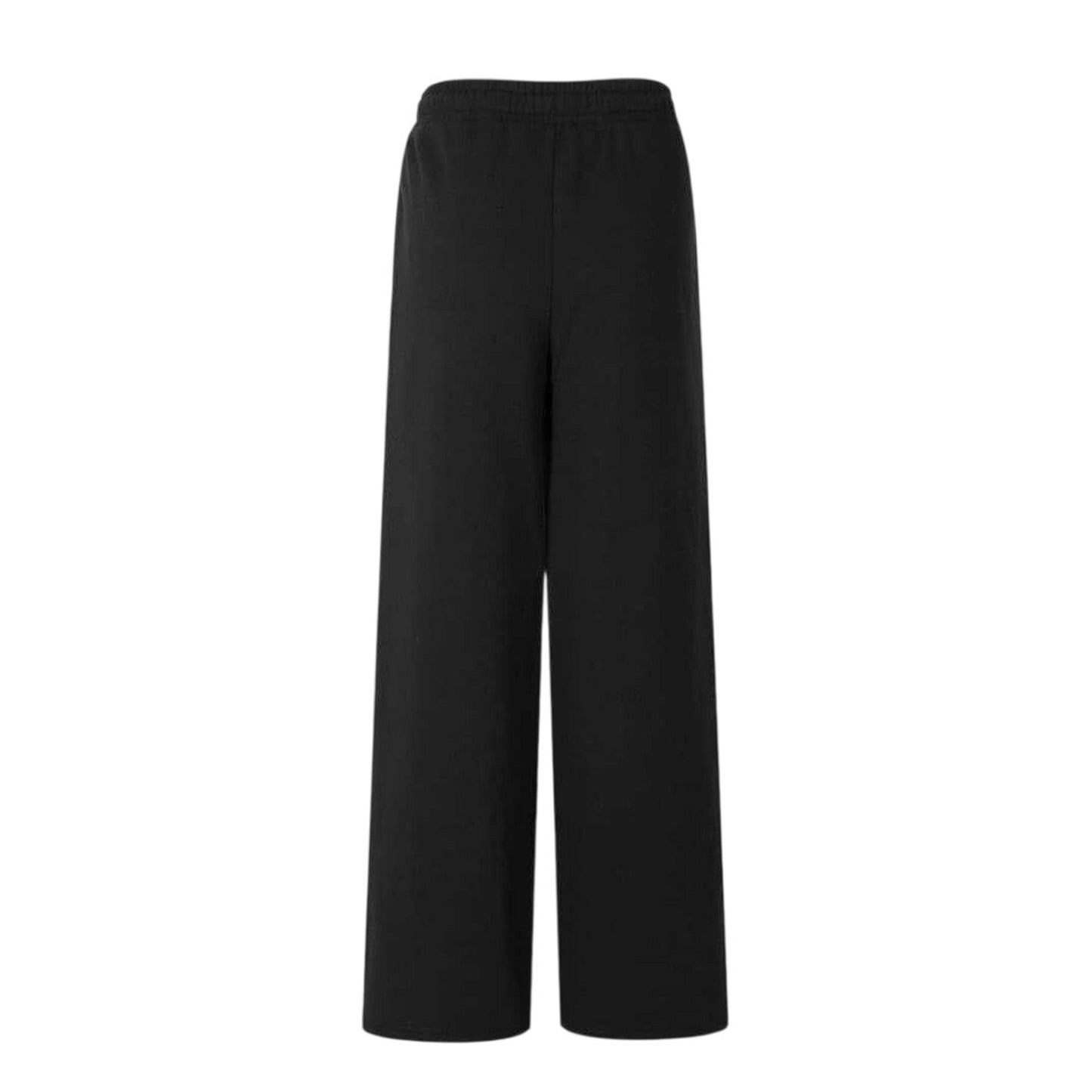 Black - Back - Slazenger Womens-Ladies Polyester Blend Wide Leg Sweatpants
