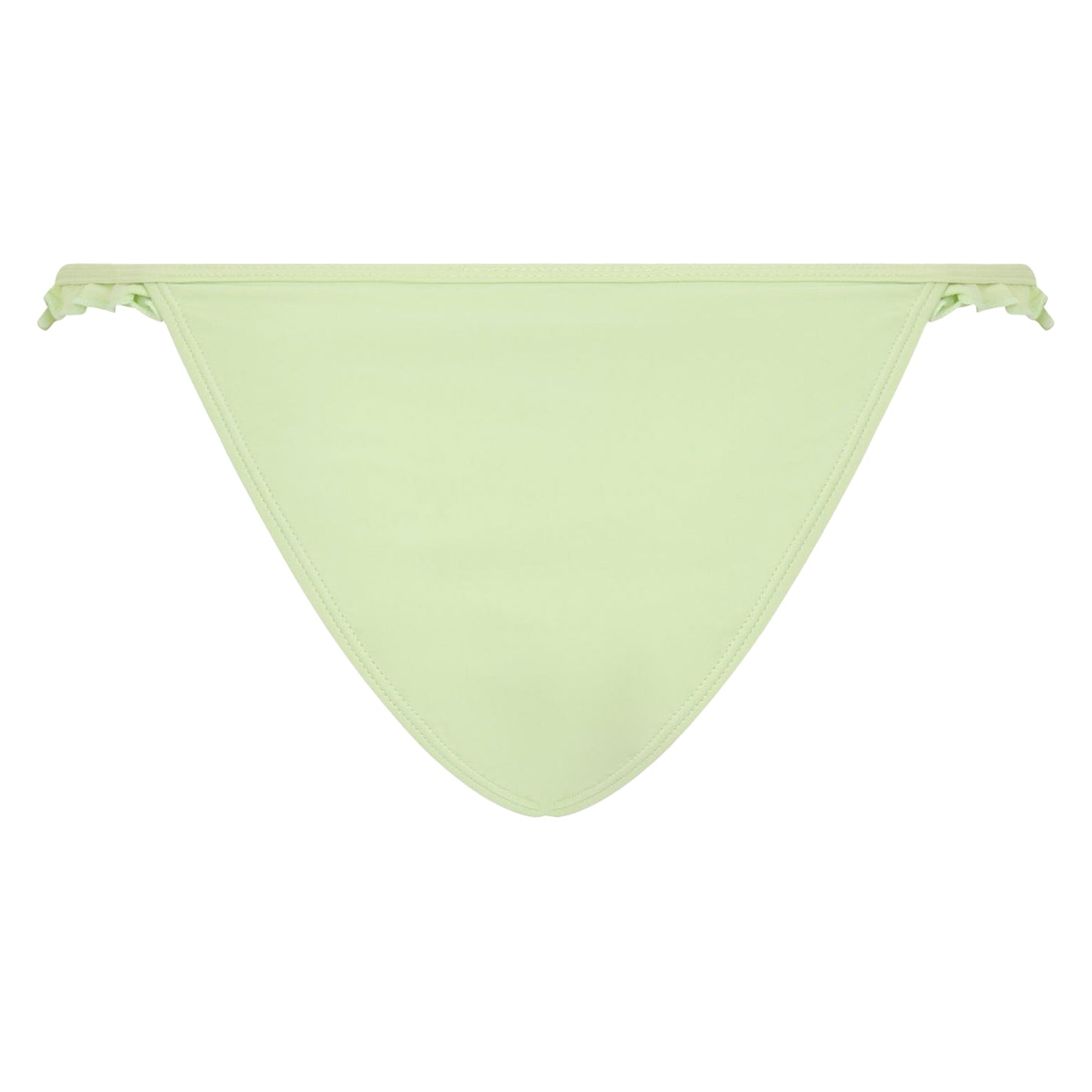 Mint Green - Back - Brave Soul Womens-Ladies Frilled Bikini Bottoms