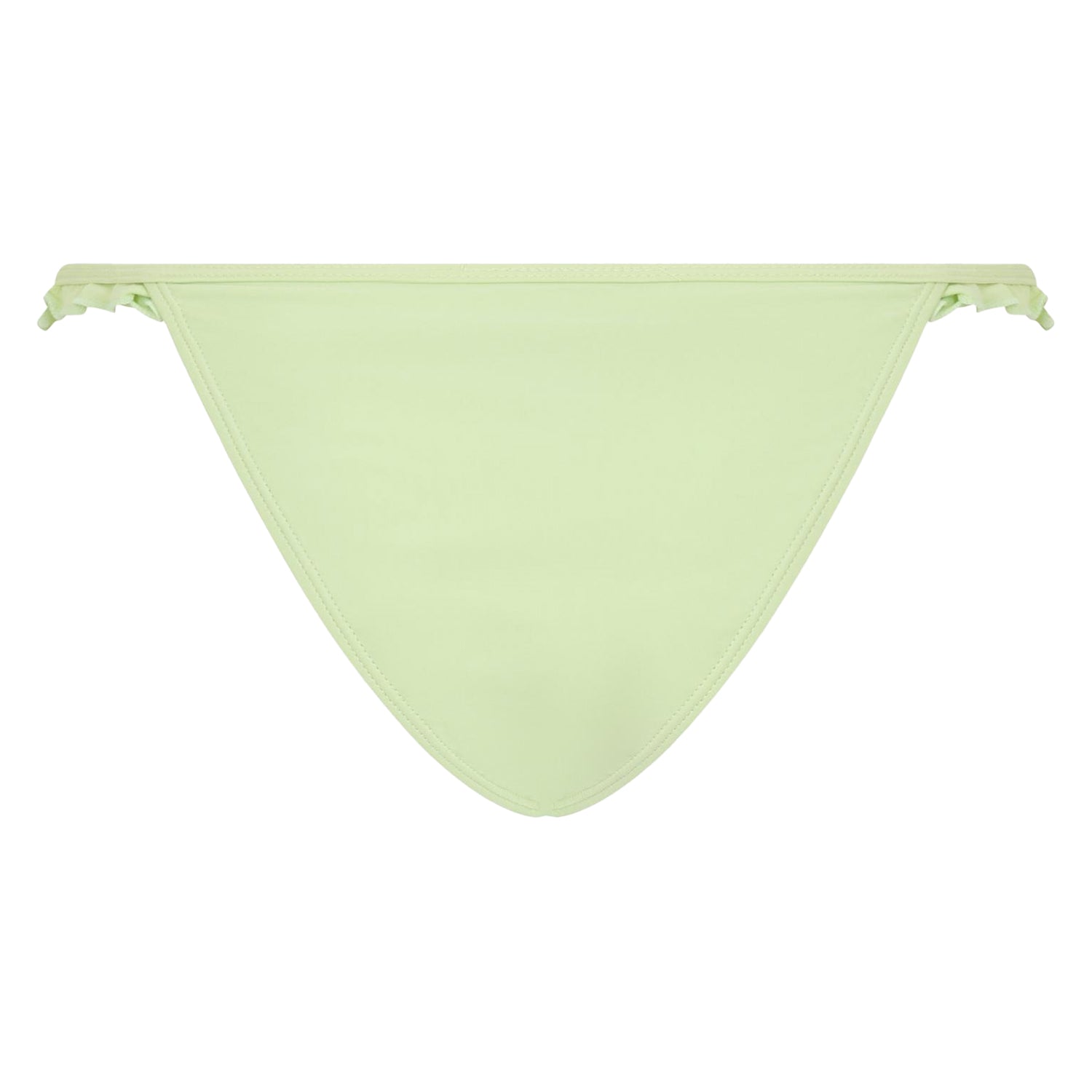 Mint Green - Back - Brave Soul Womens-Ladies Frilled Bikini Bottoms