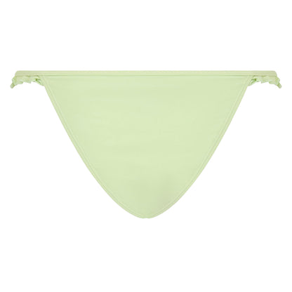 Mint Green - Back - Brave Soul Womens-Ladies Frilled Bikini Bottoms
