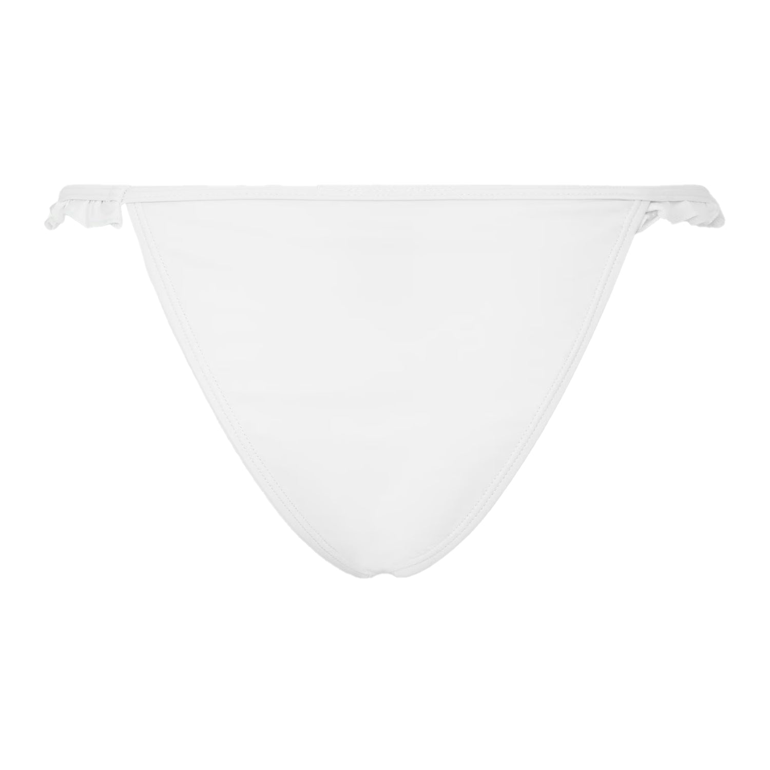 White - Back - Brave Soul Womens-Ladies Frilled Bikini Bottoms