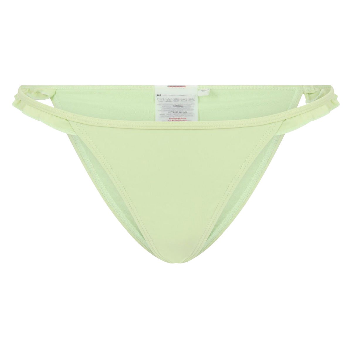 Mint Green - Front - Brave Soul Womens-Ladies Frilled Bikini Bottoms