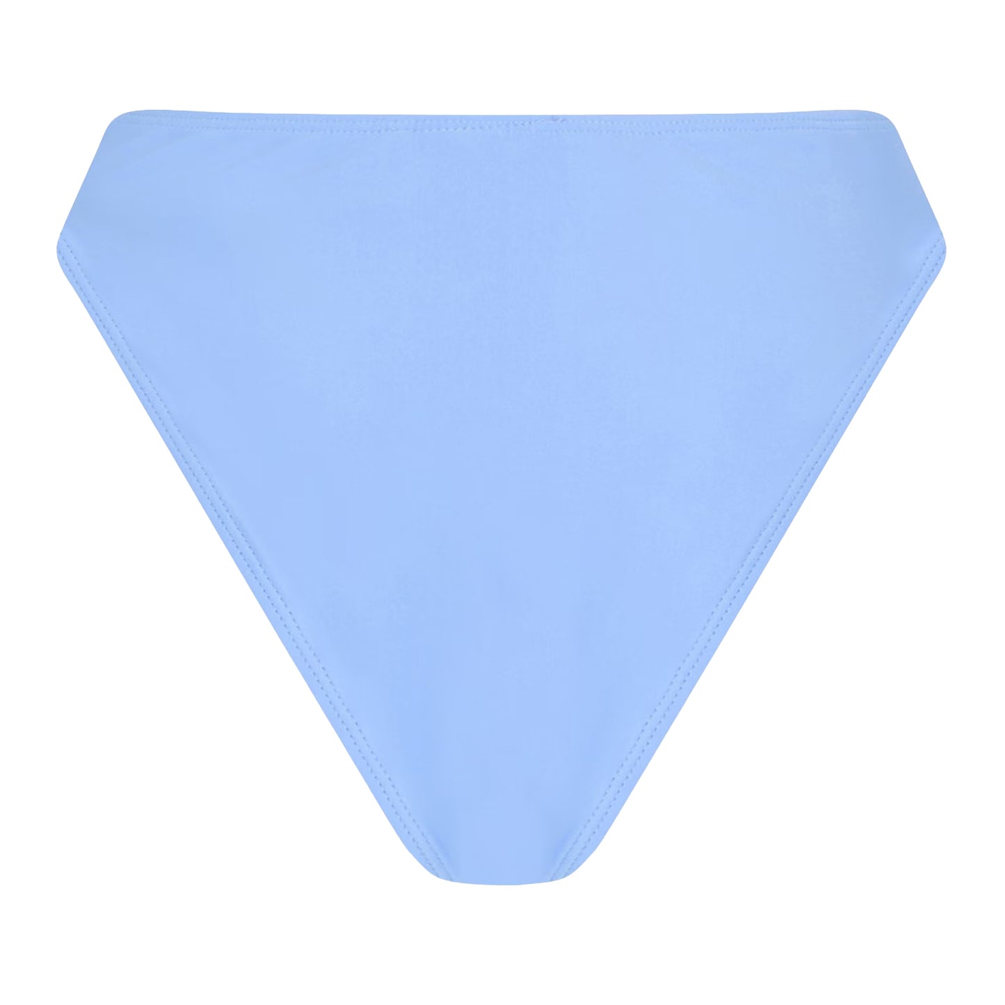 Blue - Back - Brave Soul Womens-Ladies High Waist Bikini Bottoms