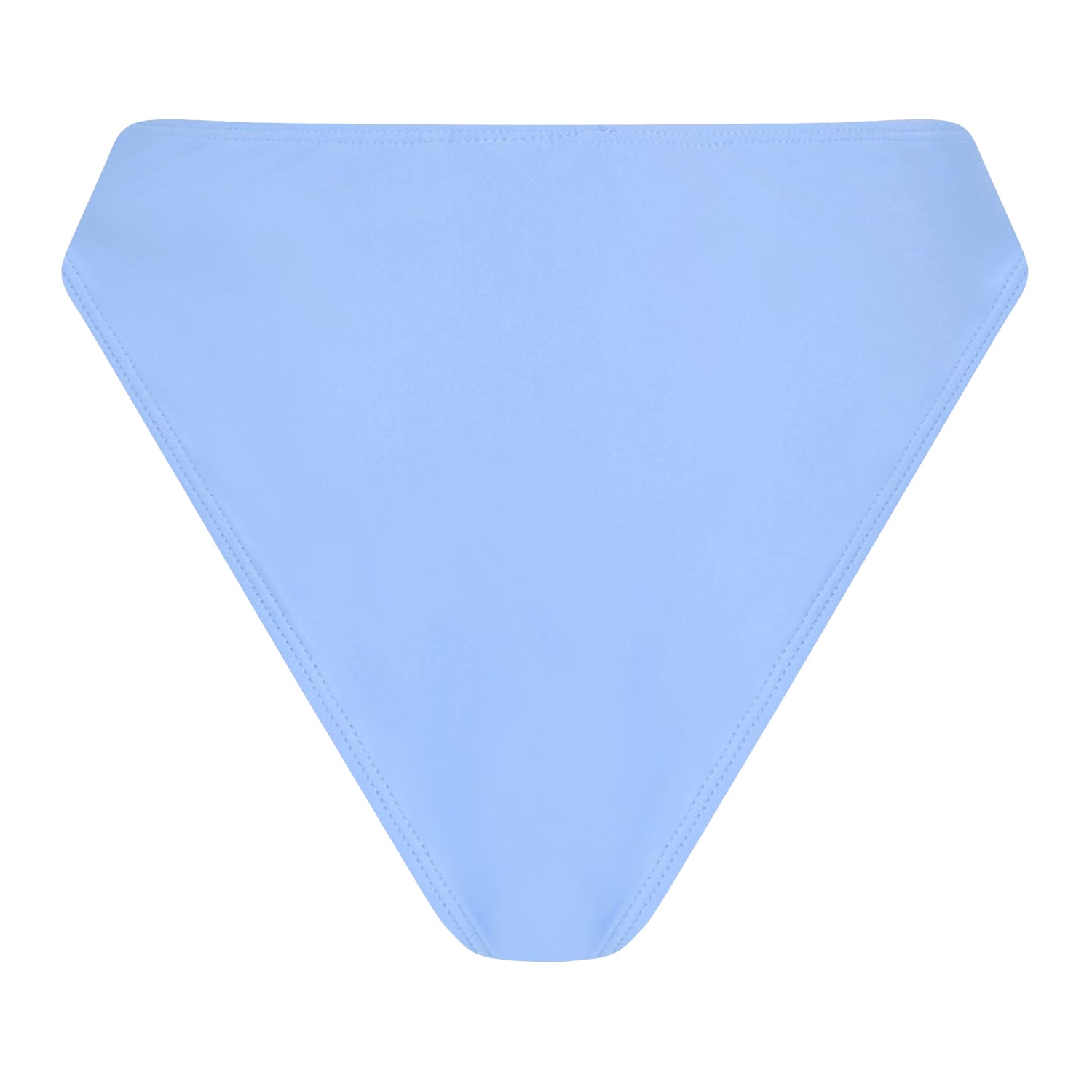Blue - Back - Brave Soul Womens-Ladies High Waist Bikini Bottoms