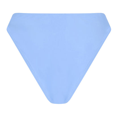 Blue - Back - Brave Soul Womens-Ladies High Waist Bikini Bottoms