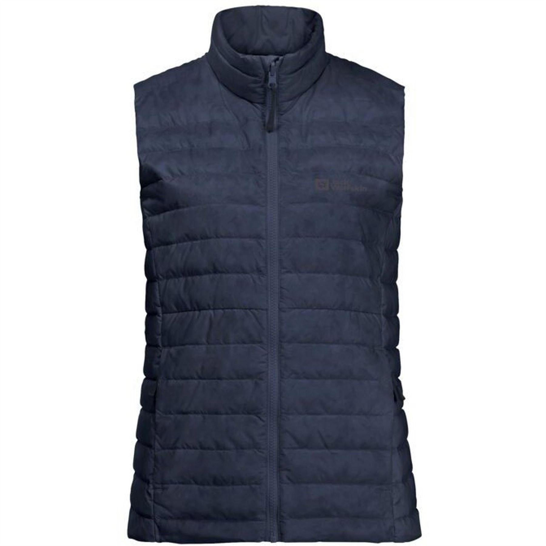 Night Blue - Front - Jack Wolfskin Womens-Ladies Pilvi Down Gilet