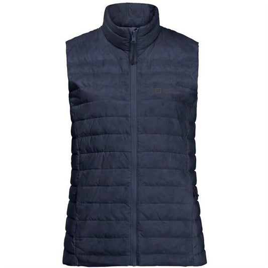 Night Blue - Front - Jack Wolfskin Womens-Ladies Pilvi Down Gilet