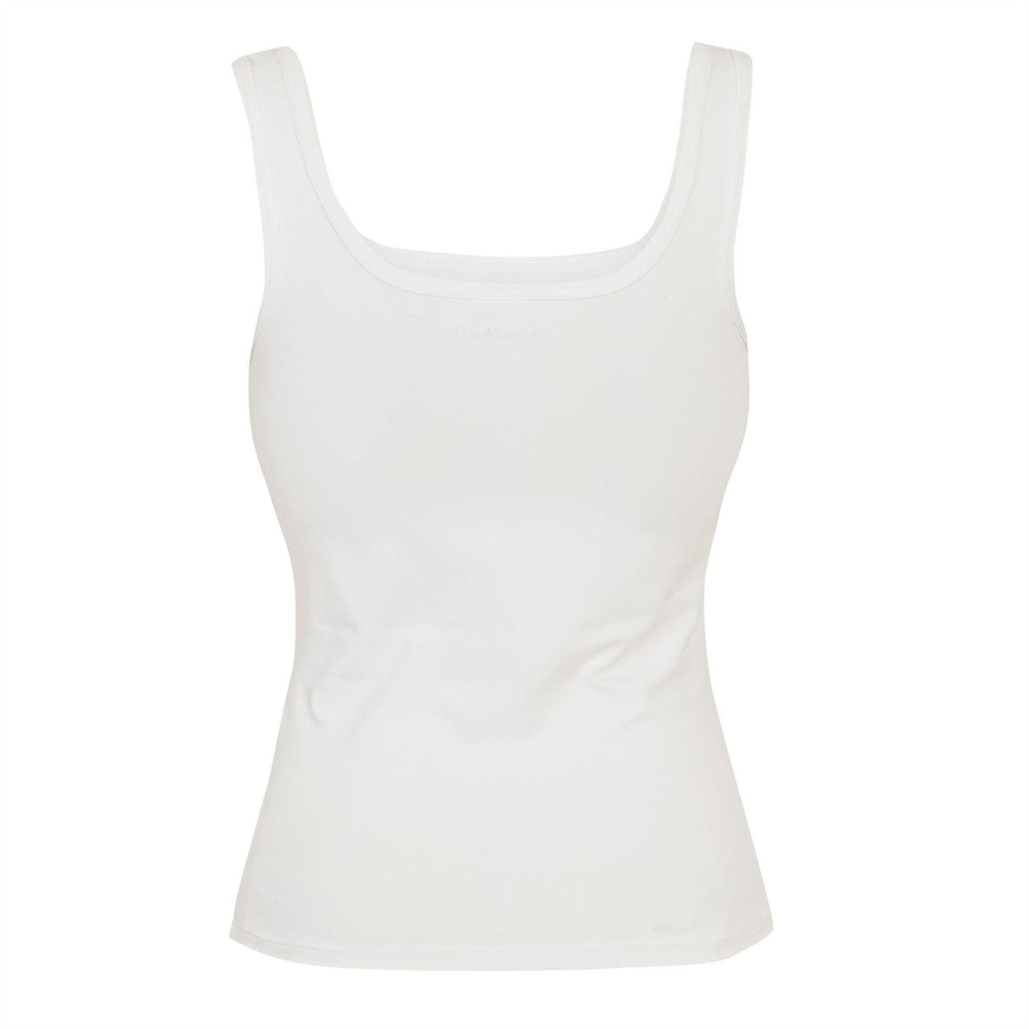 White - Back - USA Womens-Ladies Pro Essential Vest Top