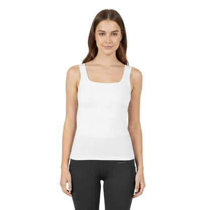 White - Side - USA Womens-Ladies Pro Essential Vest Top